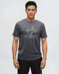 Tentree Mens Sasquatch Sends It T-Shirt - Graphite / Paloma Grey