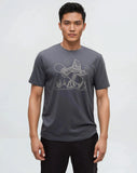Tentree Mens Sasquatch Sends It T-Shirt - Graphite / Paloma Grey