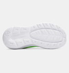 Under Armour Boys' PS UA Rogue 5 Running Shoes - Hyper Green / White / Black - 389