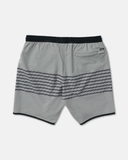 RVCA Mens Yogger Stretch Contrast 17" Short - Heather Grey