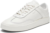 OluKai Womens Hā‘upu Full-Grain Leather Shoes - Bright White