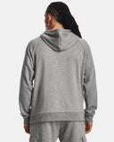 Under Armour Men's UA Rival Fleece Hoodie - Castlerock Light Heather / White - 025