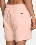 RVCA Opposites Elastic 2 17" Swim Trunk - Peach