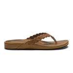 OluKai Women's Lei Leather Sandals - Tan