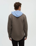 Tentree Men's Quilted Colville Snap Shacket - Timber Heather