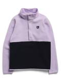 Burton Kids' Cinder Fleece Anorak - Moondust Purple / True Black