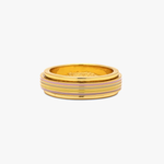 Pura Vida Mental Health Pastel Stripe Fidget Ring ~ Gold