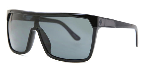 Spy Flynn Sunglasses - Translucent Gunmetal - Happy Gray Gunmetal Mirror