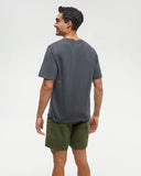 Tentree Mens Emerald Edge Relaxed T-Shirt - Graphite Sagebrush Green