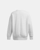 Under Armour Women's UA Icon Fleece Oversized Crew - Distant Gray Medium Heather / White - 023