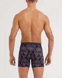 Saxx Vibe Xtra Soft Comfort Underwear - Skull Brocade - Black