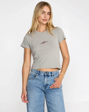 RVCA Women's 411 Tee - Sky Grey