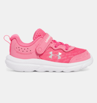 Under Armour Girls UA Assert 10 AC Running Shoes - Super Pink / Pink Sugar / Iridescent - 672