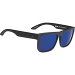 Spy Discord Sunglasses - Black Matte - HD Plus Bronze Polar with Blue Spectra Mirror