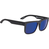 Spy Discord Sunglasses - Black Matte - HD Plus Bronze Polar with Blue Spectra Mirror