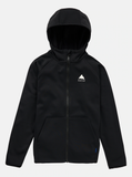 Burton Kid's Crown Weatherproof Full-Zip Fleece - True Black