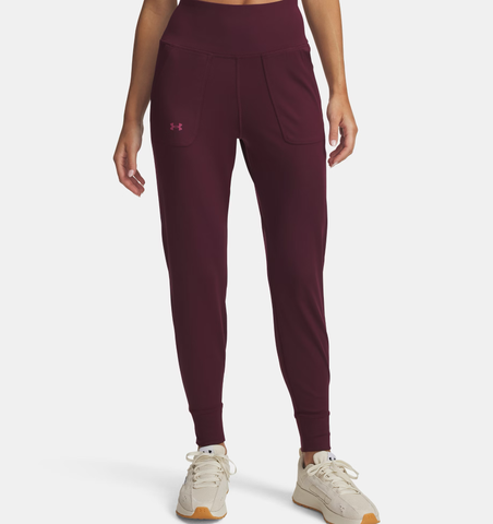 Under Armour Women's UA Motion Joggers - Dark Maroon / Fuchsia Dusk - 600