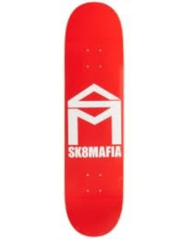 Sk8Mafia House Logo Red 8" Skateboard Deck