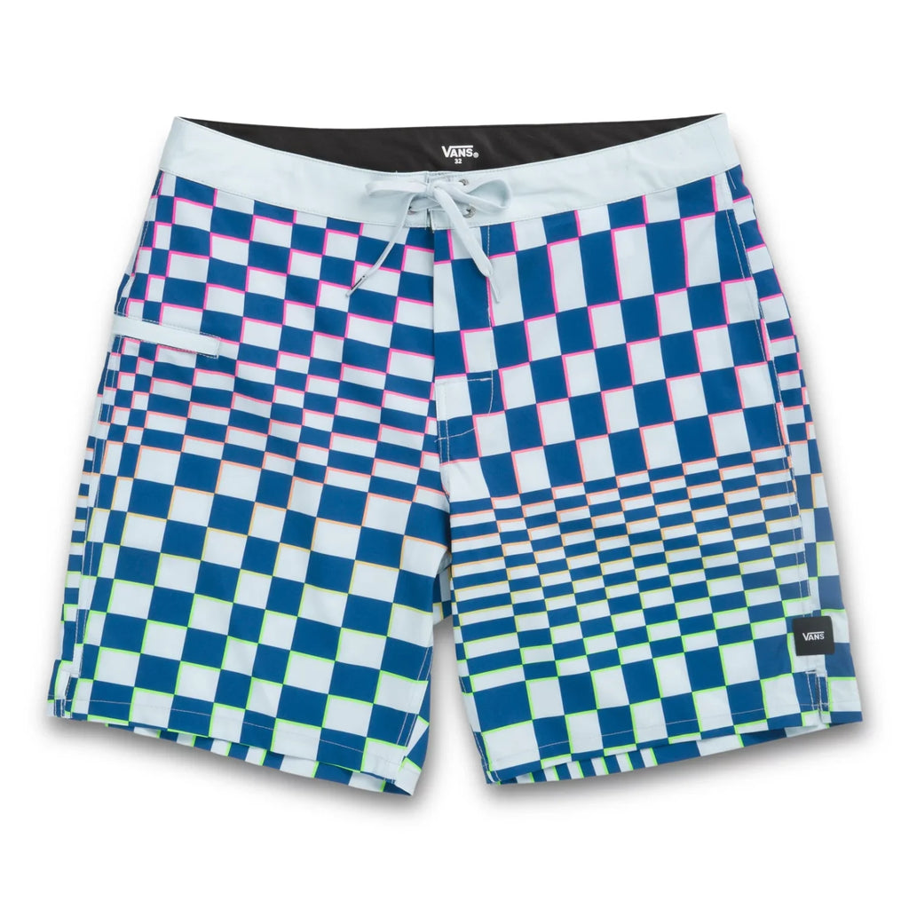 Vans checkerboard best sale swim trunks