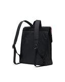 Herschel City Backpack | Mid-Volume - Black/Tan Synthetic Leather