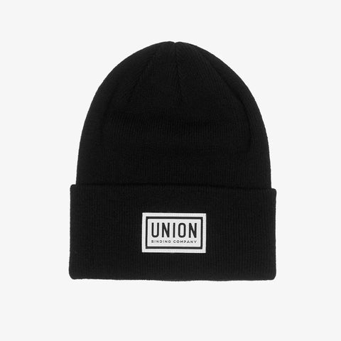 Union Mens High Cuff Beanie - Black