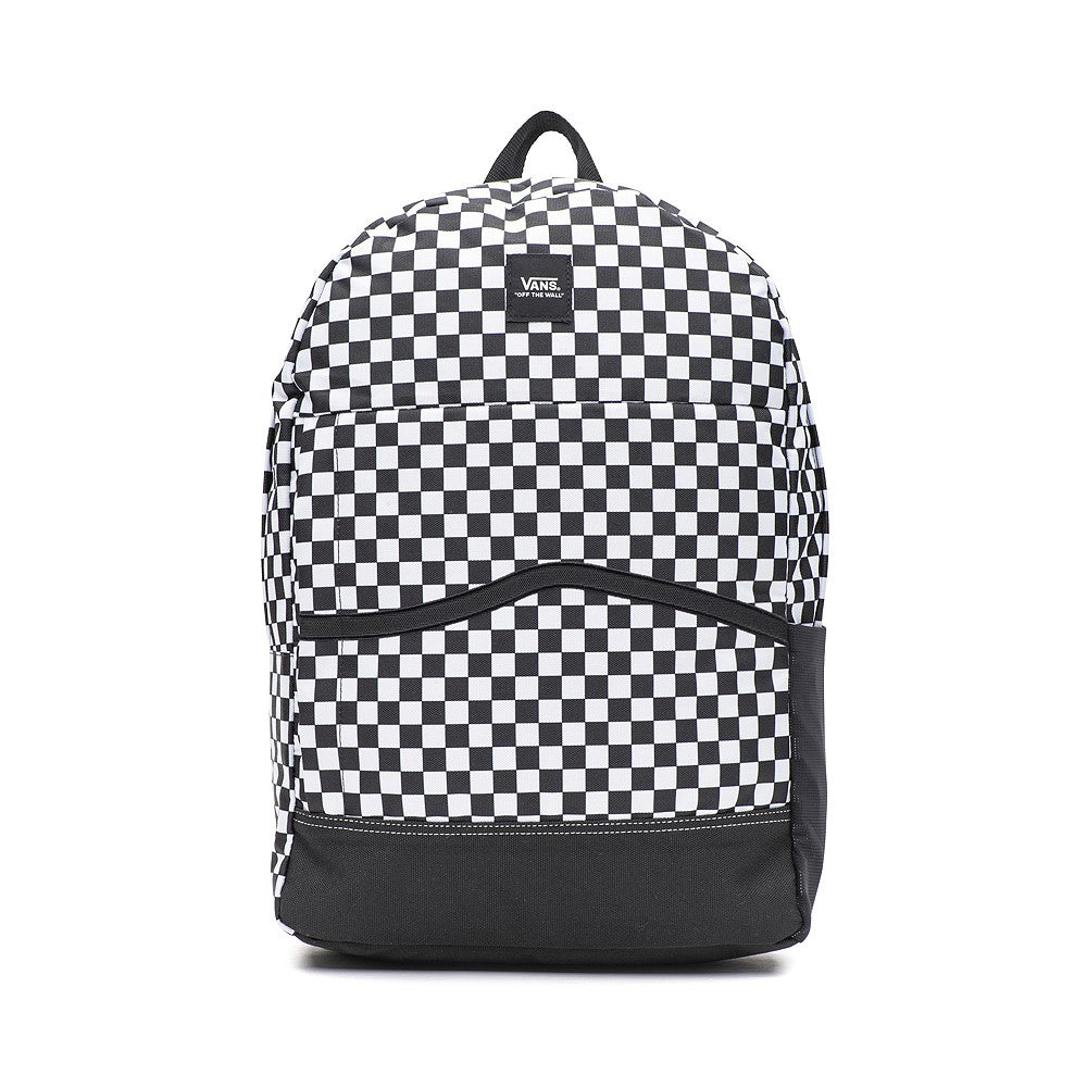 Vans black checkered outlet backpack