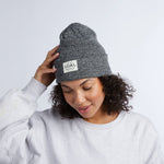 Coal The Uniform Knit Cuff Beanie - Black Marl