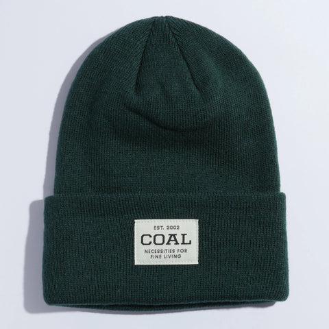 The Uniform Recycled Knit Cuff Beanie - Dark Green