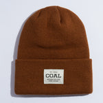 Coal The Uniform Recycled Knit Cuff Beanie - Light Brown