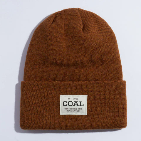 Coal The Uniform Recycled Knit Cuff Beanie - Light Brown