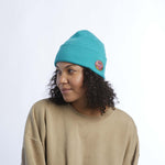 Coal The Crave Food & Drink Patch Acrylic Cuff Beanie - Mint (Doughnut)