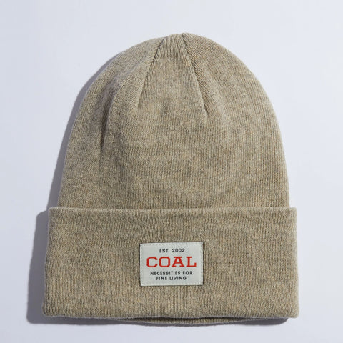 Coal The Uniform Wool Knit Cuff Beanie - Natural
