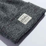 Coal The Uniform Mid Knit Cuff Beanie - Black Marl