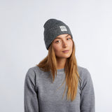 Coal The Uniform Mid Knit Cuff Beanie - Black Marl