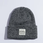 Coal The Uniform Mid Knit Cuff Beanie - Black Marl