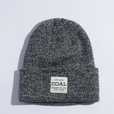 Coal The Uniform Mid Knit Cuff Beanie - Black Marl