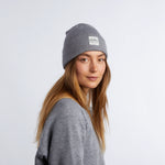 Coal The Uniform Mid Knit Cuff Beanie - Heather Grey