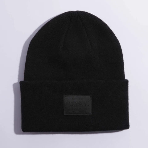 Coal The Uniform Cashmere Knit Cuff Beanie - Black