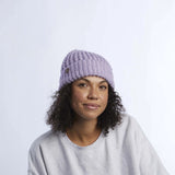 Coal The Lucette Chunky Knit Beanie - Lilac