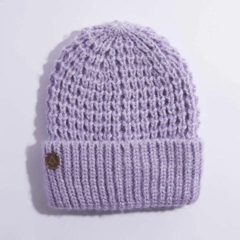 Coal The Lucette Chunky Knit Beanie - Lilac