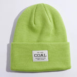 The Uniform Knit Cuff Beanie - Acid Green