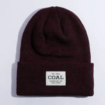 The Uniform Knit Cuff Beanie - Dark Burgundy Marl