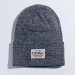 The Uniform Knit Cuff Beanie - Navy Pink Marl
