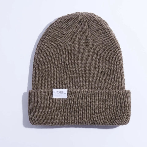Coal The Stanley Soft Knit Cuff Beanie - Dirt Brown