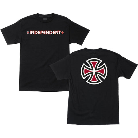 Independent Mens Bar/Cross Regular S/S Tee