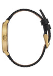 Nixon Arrow Leather Watch - Gold / Black