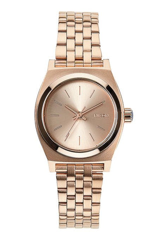 Nixon Small Time Teller Watch - All Rose Gold
