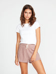 Volcom Womens Lived in Lounge Fleece Shorts