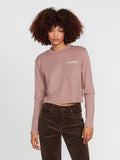 Volcom Womens Pocket Dial L/S Tee