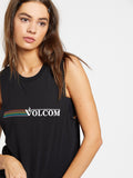 Volcom Womens Sorry Babe Muscle Tank